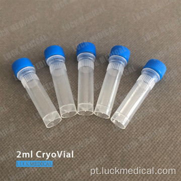 Tubo criovial de 2 ml de destaque